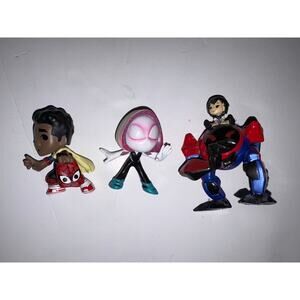 Spider-Man miles Morales across the spider verse Funko pop figures